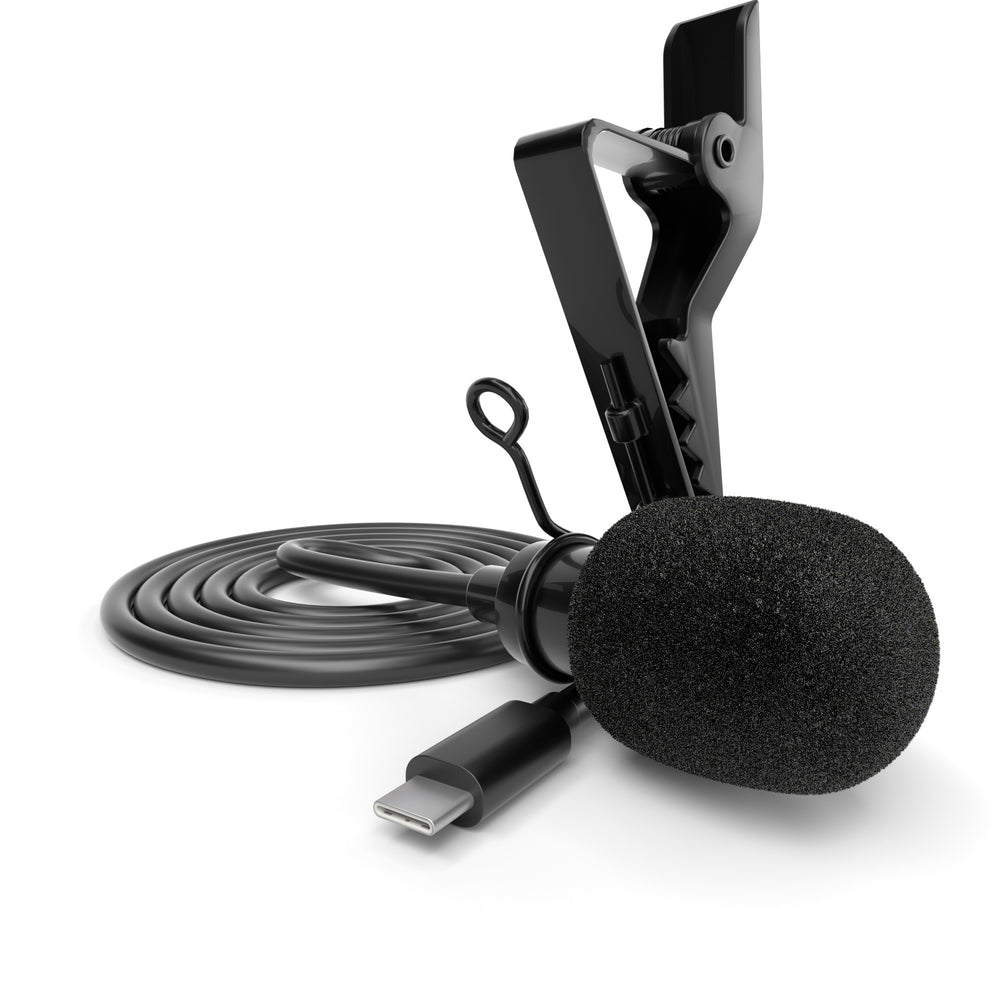 Lavalier-Mikrofon mit USB-C z.B. für Android-Geräte PCs perfekt für Interviews Livestreams LV-1