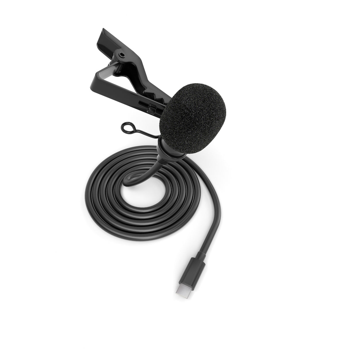 Lavalier-Mikrofon mit USB-C z.B. für Android-Geräte PCs perfekt für Interviews Livestreams LV-1