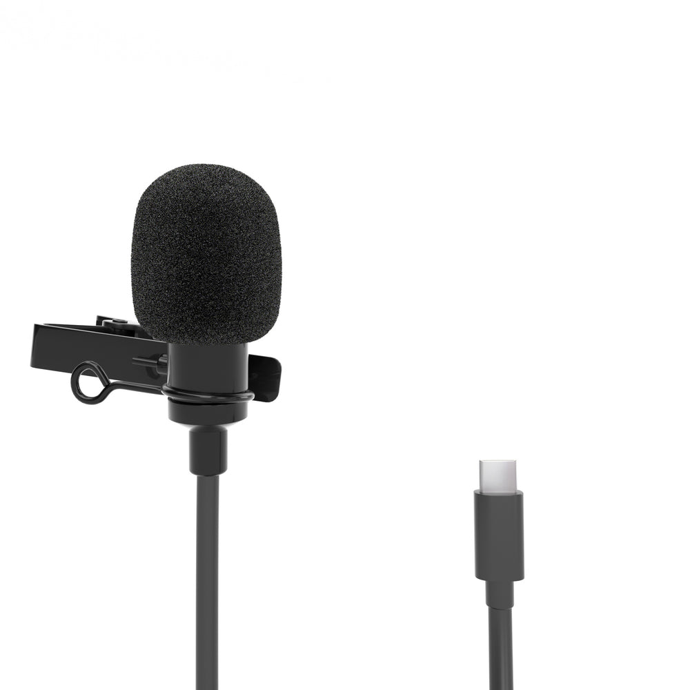 Lavalier-Mikrofon mit USB-C z.B. für Android-Geräte PCs perfekt für Interviews Livestreams LV-1
