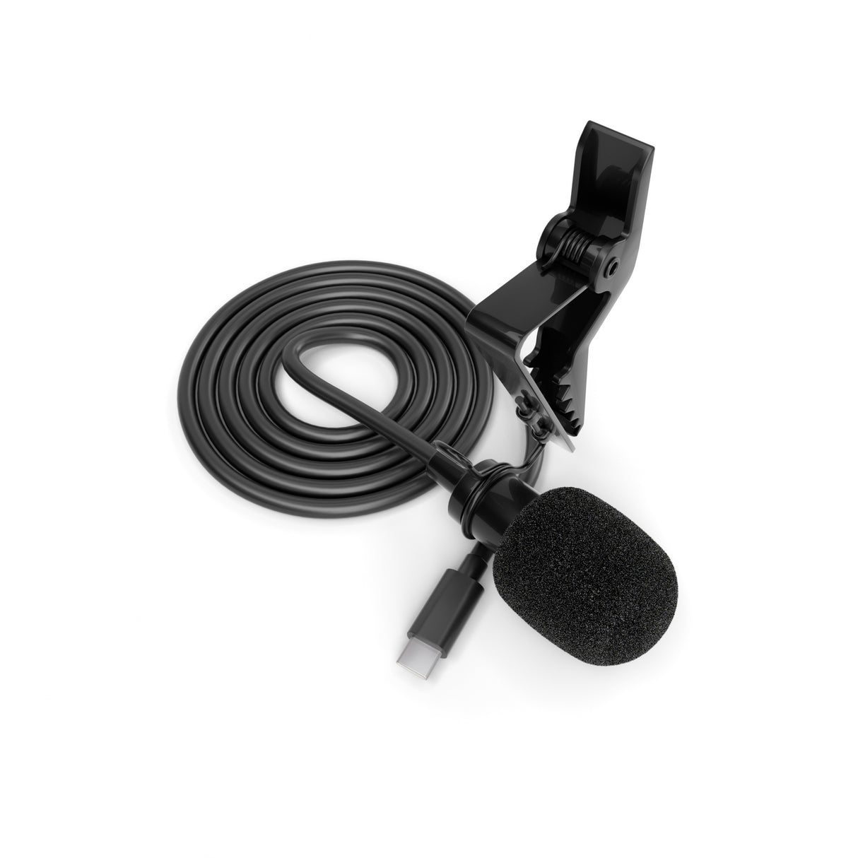 Lavalier-Mikrofon mit USB-C z.B. für Android-Geräte PCs perfekt für Interviews Livestreams LV-1