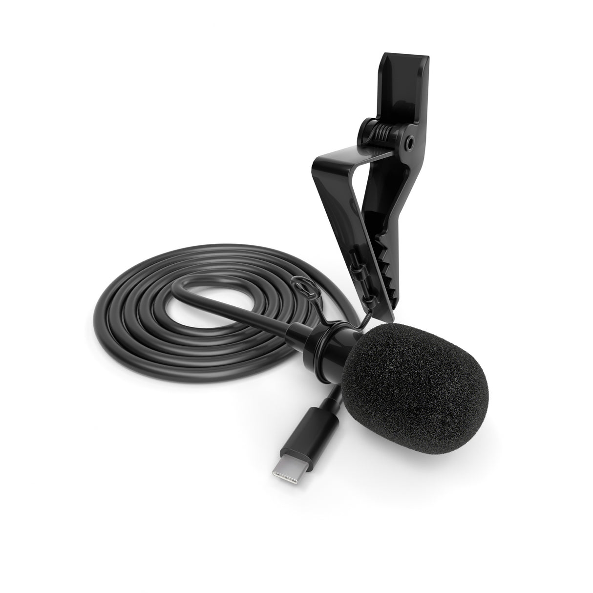 Lavalier-Mikrofon mit USB-C z.B. für Android-Geräte PCs perfekt für Interviews Livestreams LV-1