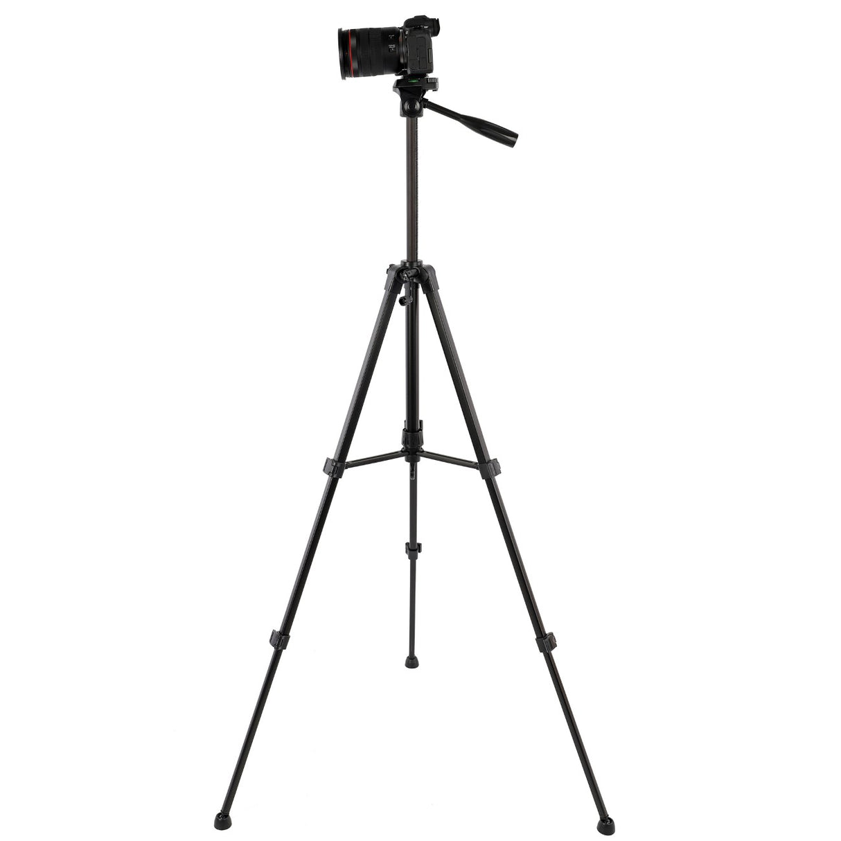 Kamerastativ mit 3-Wege-Kopf höhenverstellbar bis 163 cm leicht & stabil bis 5 kg
