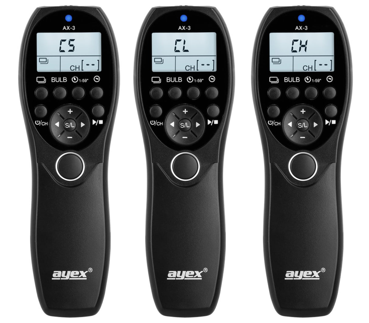 Timer Fernauslöser AX-3 RR90 zB für Fujifilm X-T10 X-M1 X-A3 X-A10 Serie Bulb Delay Fokussieren
