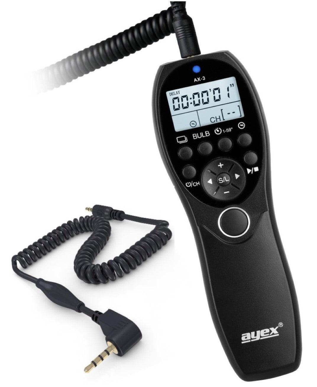 Timer Fernauslöser AX-3 RS-2 zB Panasonic DMC-FZ2500 DS1 G85 G7 GX8 DC-GH5S G9 FZ250 Serie Bulb Delay Fokussieren