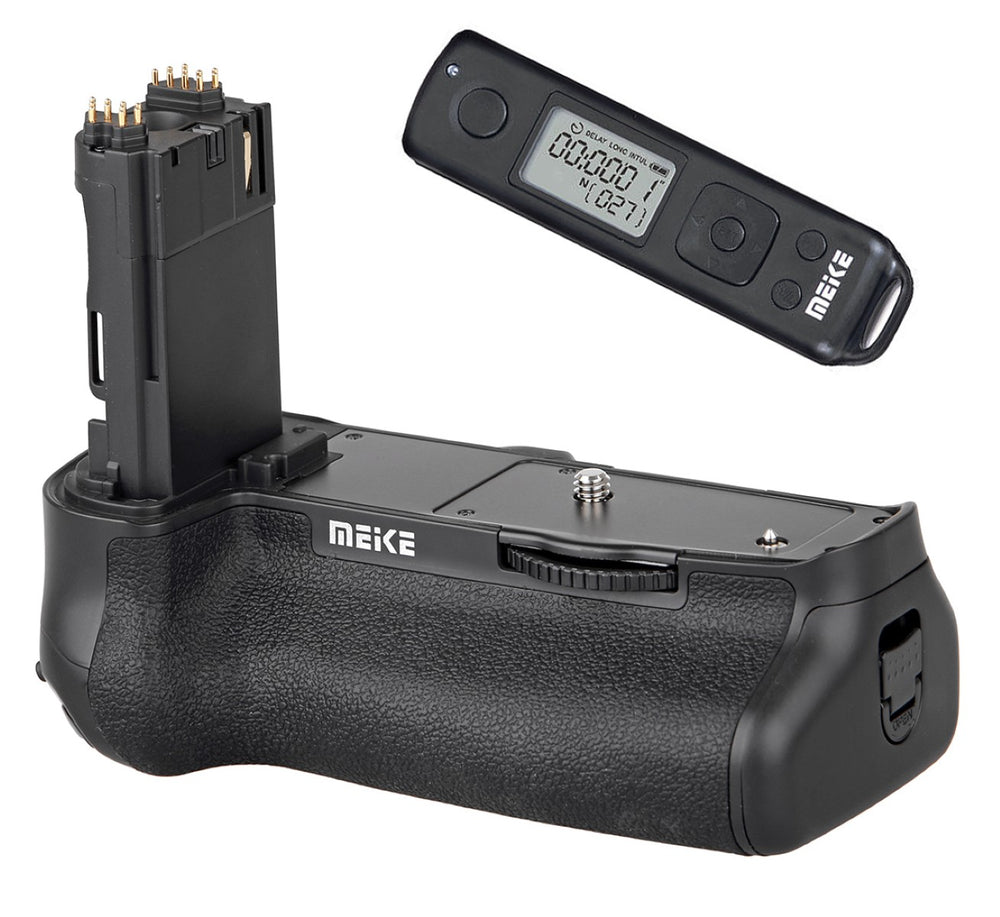 Meike Batteriegriff mit Timer-Fernbedienung für Canon EOS 5D Mark IV wie BG-E20 MK-5D4 Pro