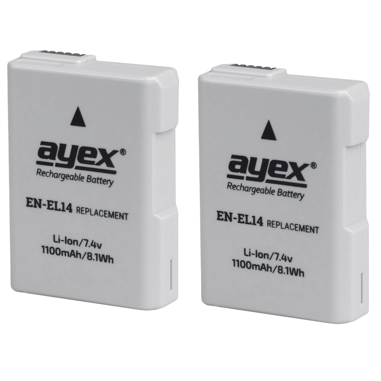 Batteriegriff-Set für Nikon D3200, D3100 + 2x EN-EL14 Akku + USB Dual- Ladegerät