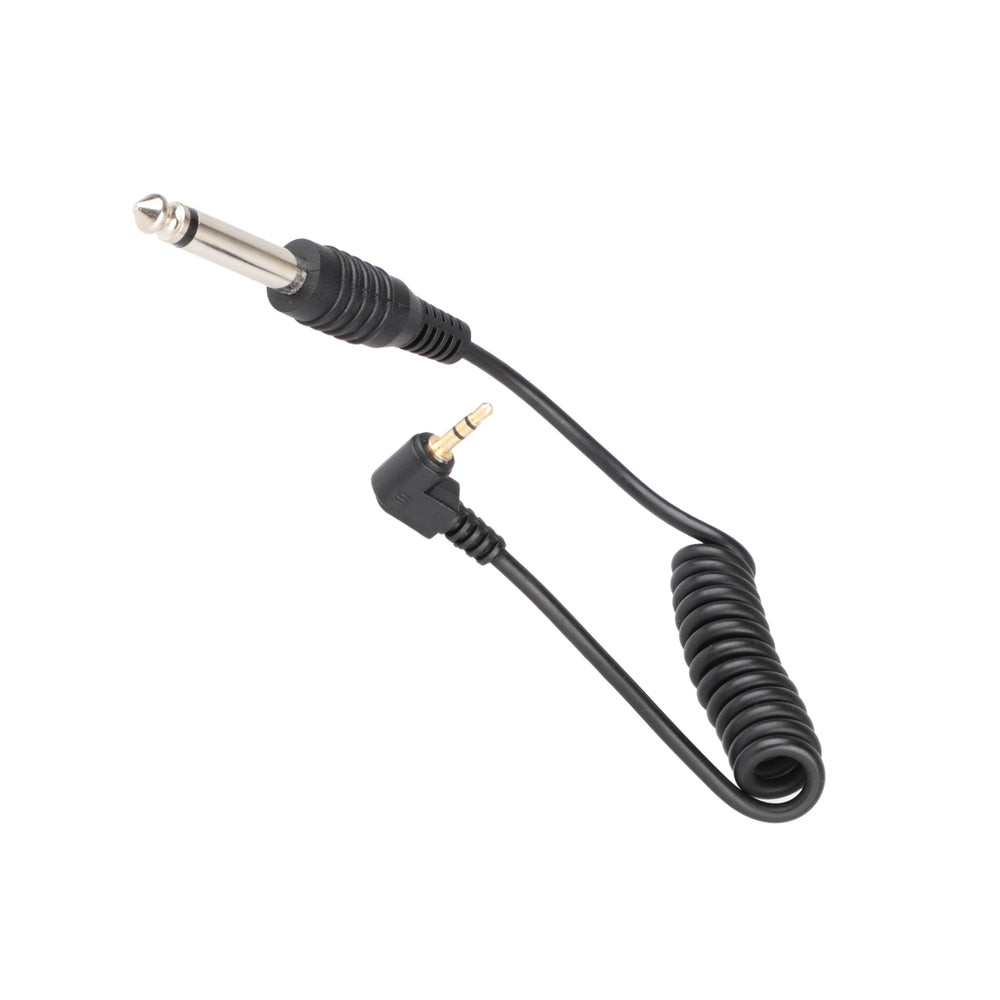 Blitz-Anschlusskabel elektronisches Blitzkabel 6,35 / 2,5 mm Klinke für Blitzauslöser (CL1/2)