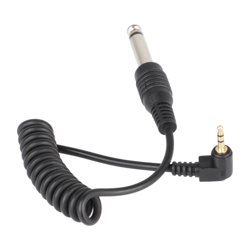 Blitz-Anschlusskabel elektronisches Blitzkabel 6,35 / 2,5 mm Klinke für Blitzauslöser (CL1/2)