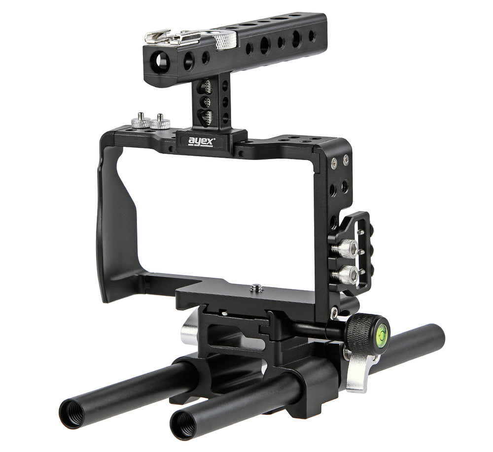 ayex Kamera Cage C6 für Sony Alpha A6000, A6300, A6500