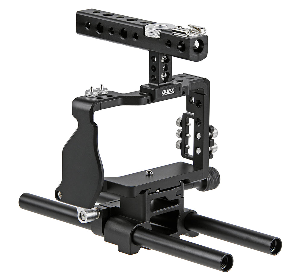 ayex Kamera Cage C6 für Sony Alpha A6000, A6300, A6500