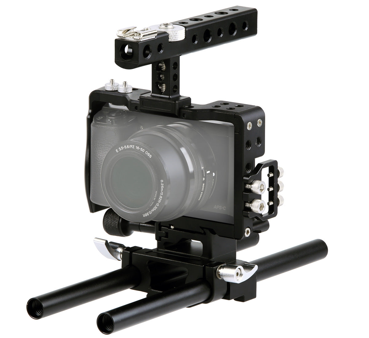 ayex Kamera Cage C6 für Sony Alpha A6000, A6300, A6500