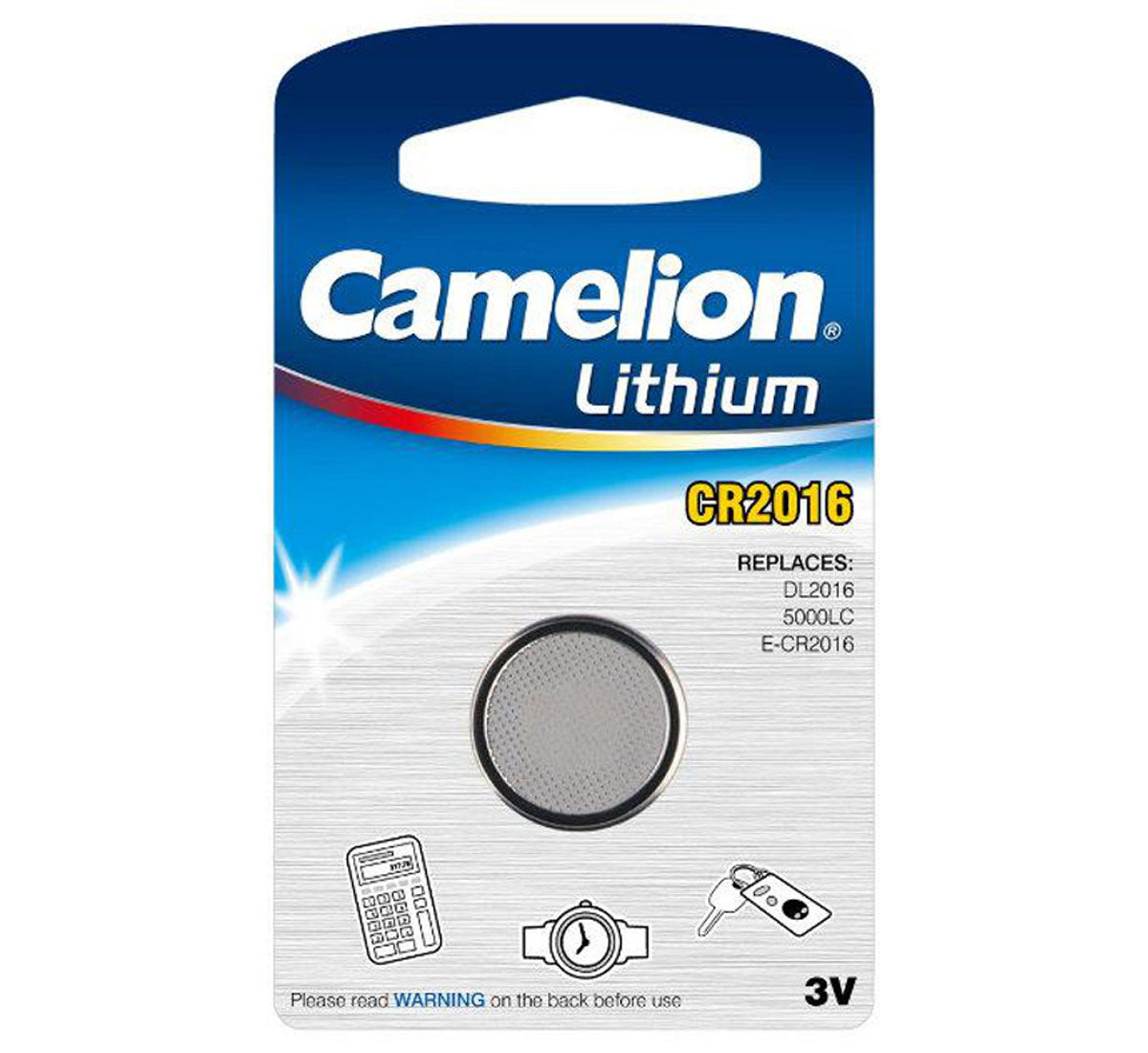 CR2016 Camelion Lithiumzelle 3V Batterie CR2016 BP1