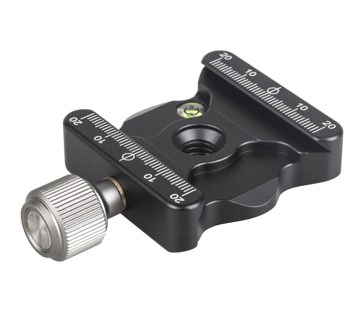 ayex Universale QR-Klemme, Schnellspannklemme, DE-50 - 3/8 Zoll mit 1/4 Zoll Adapter - Präsize gefertigt - aus eloxierter Aluminium-Legierung - Arca-Swiss kompatibel