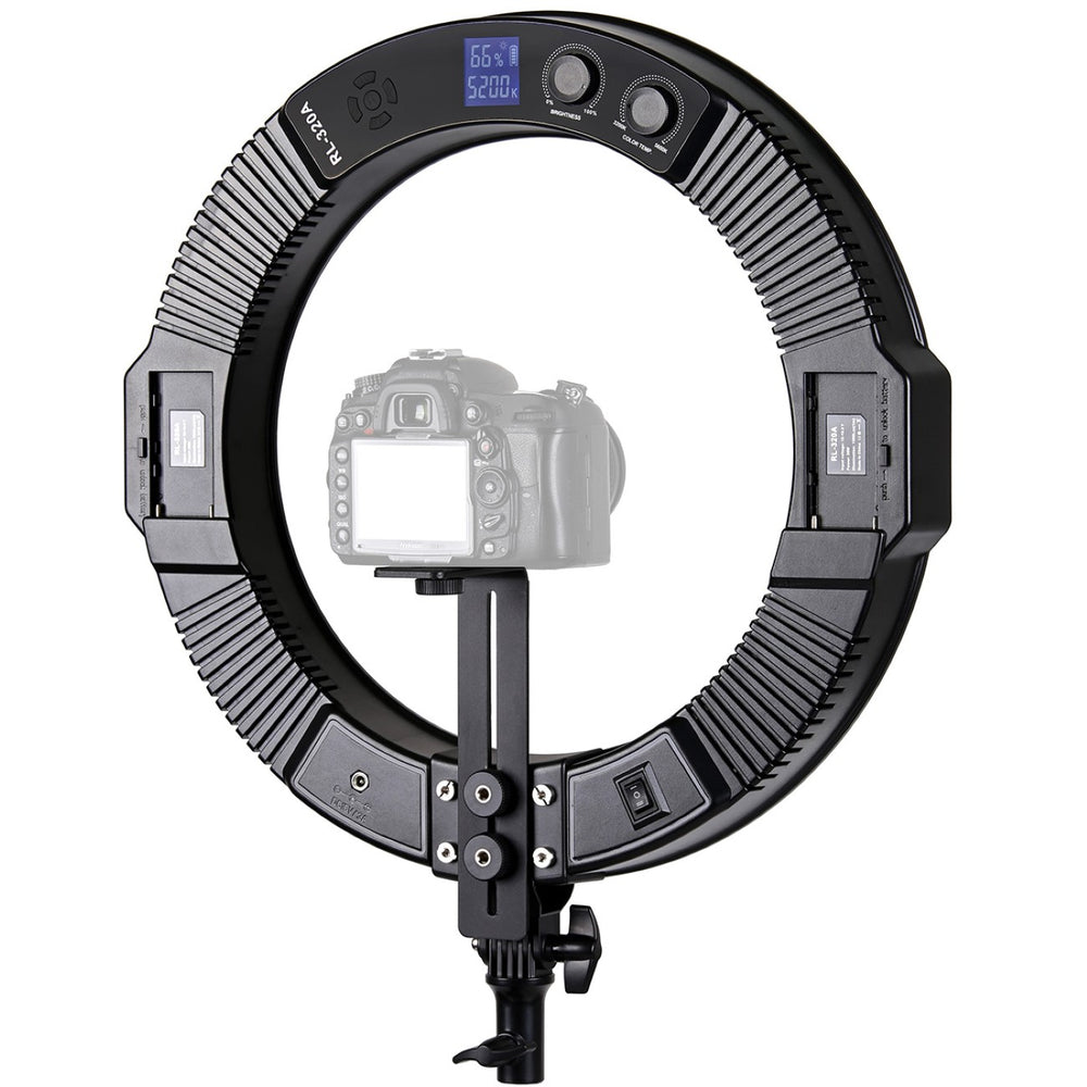 ayex Dimmbare 18 Zoll LED Ringleuchte (3200K-5600K)