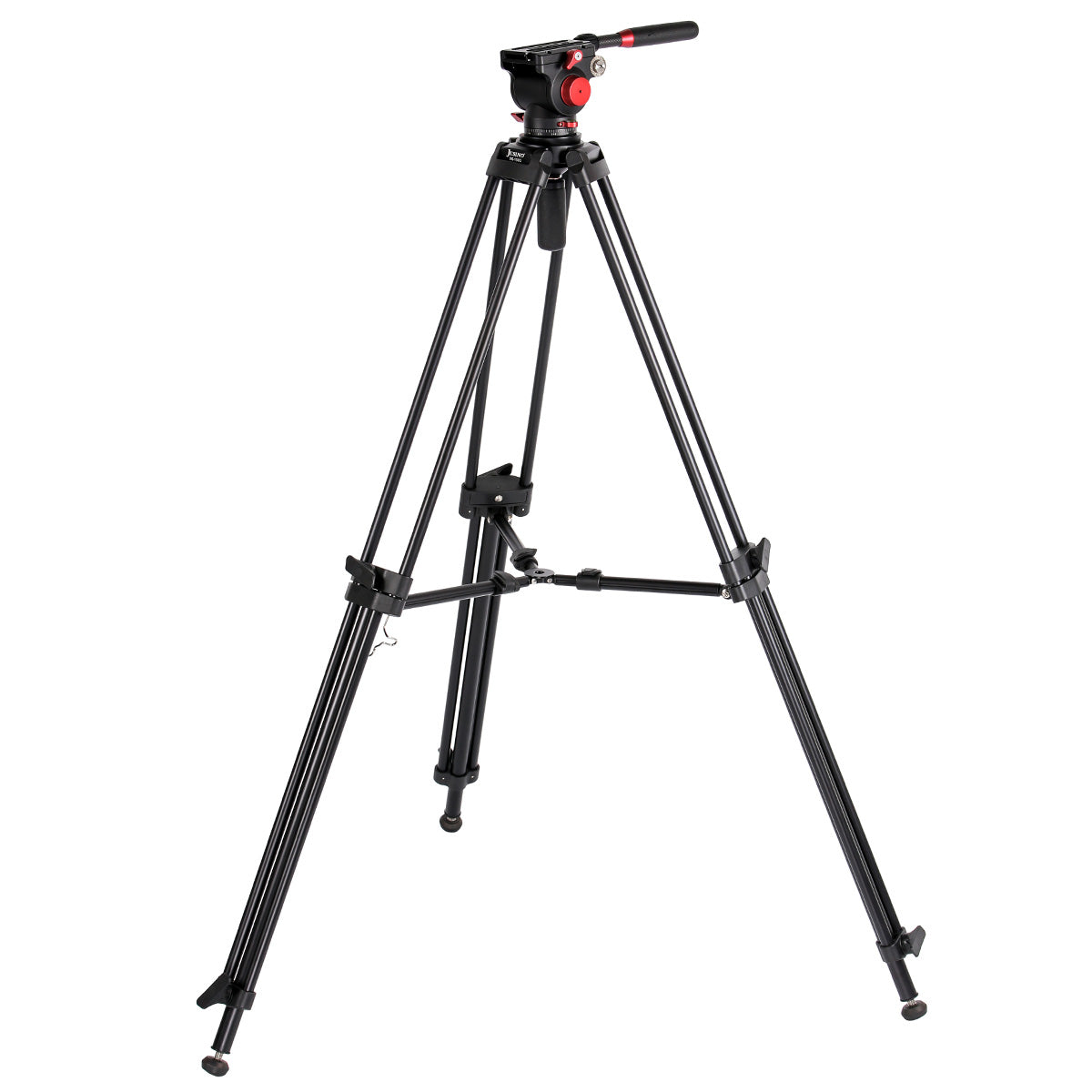 JUSINO Profi Video-Stativ bis 150cm Höhe 18kg belastbar + Tasche Hydraulik-Videokopf B-Ware