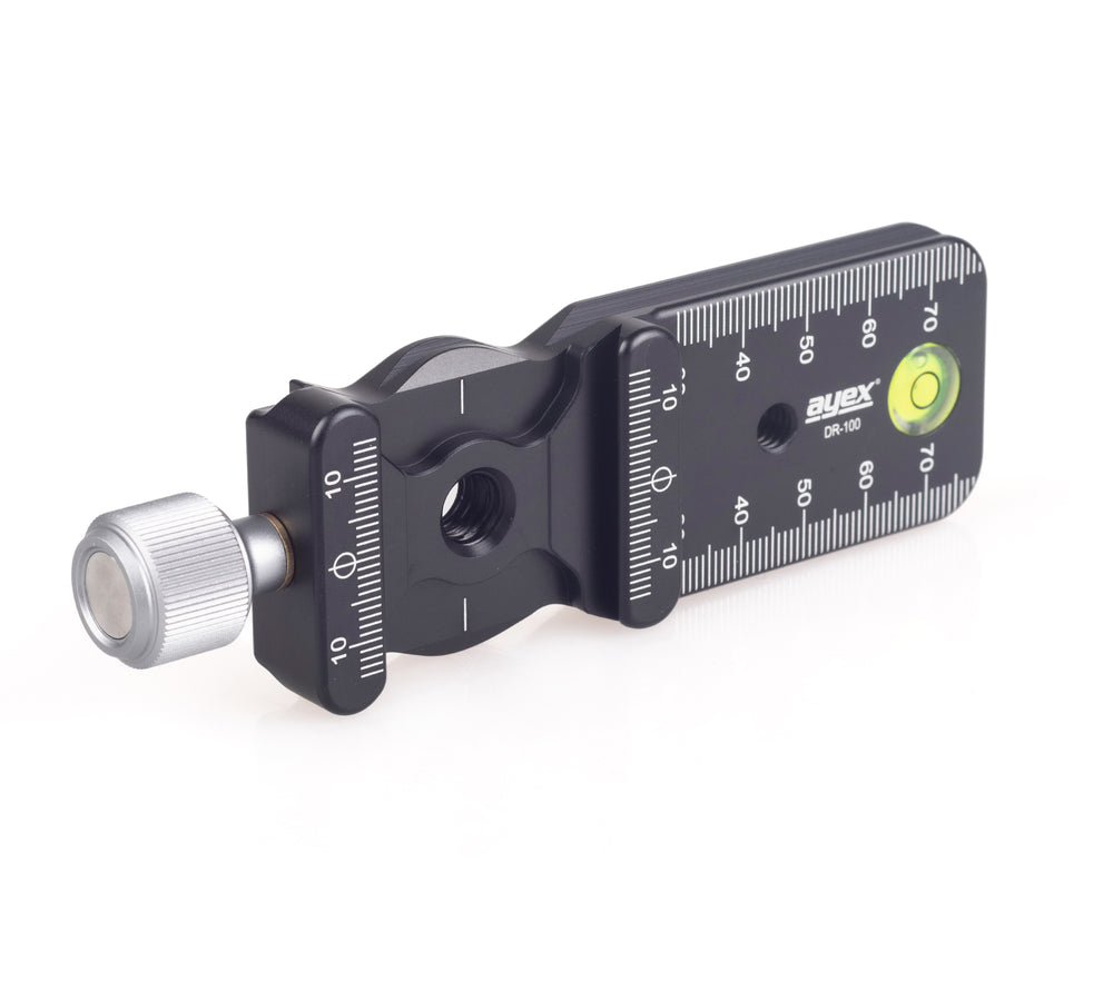 Einstellschlitten Makroschiene Klemme+Schraubkopf DSLR-Kameras Stativköpfe Arca-Swiss CHC Aluminium 100cm