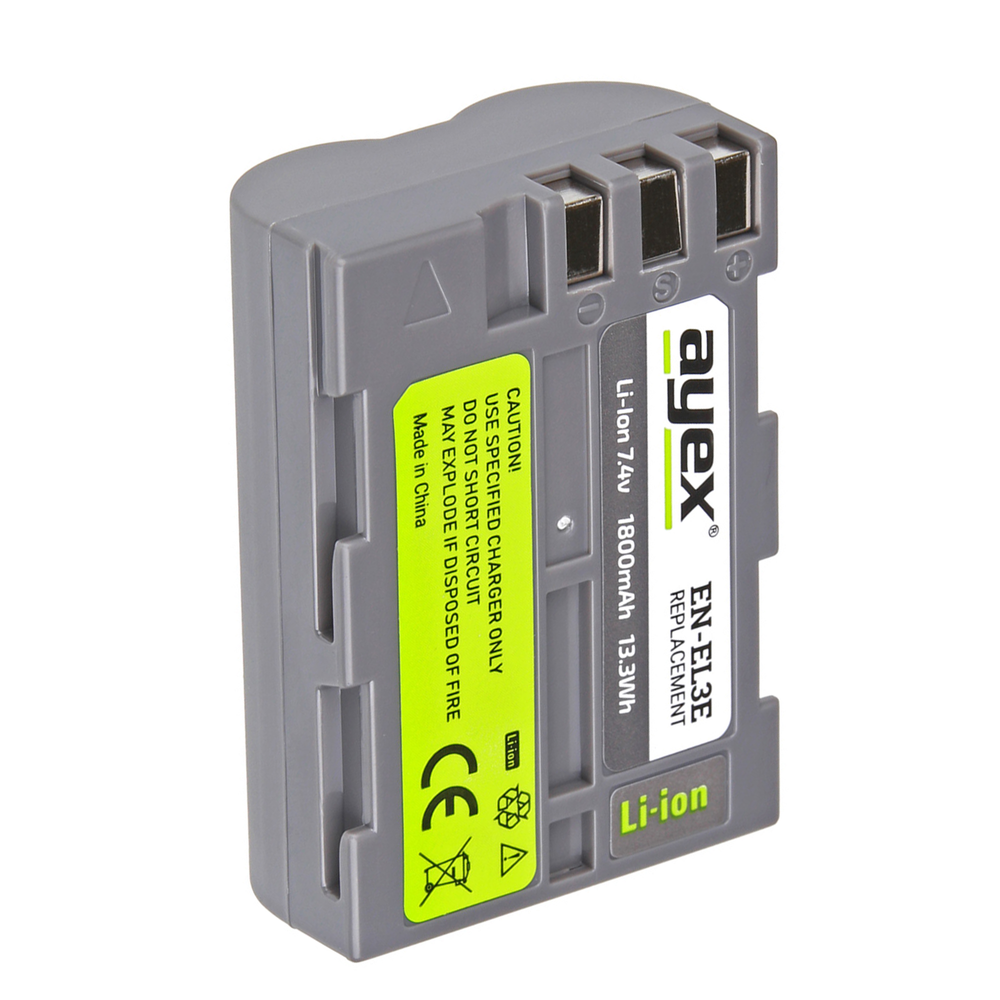 EN-EL3e Akku für Nikon D70 D80 D90 D100 D200 D300s D700 integr. Info-Chip 100% Kompatibel