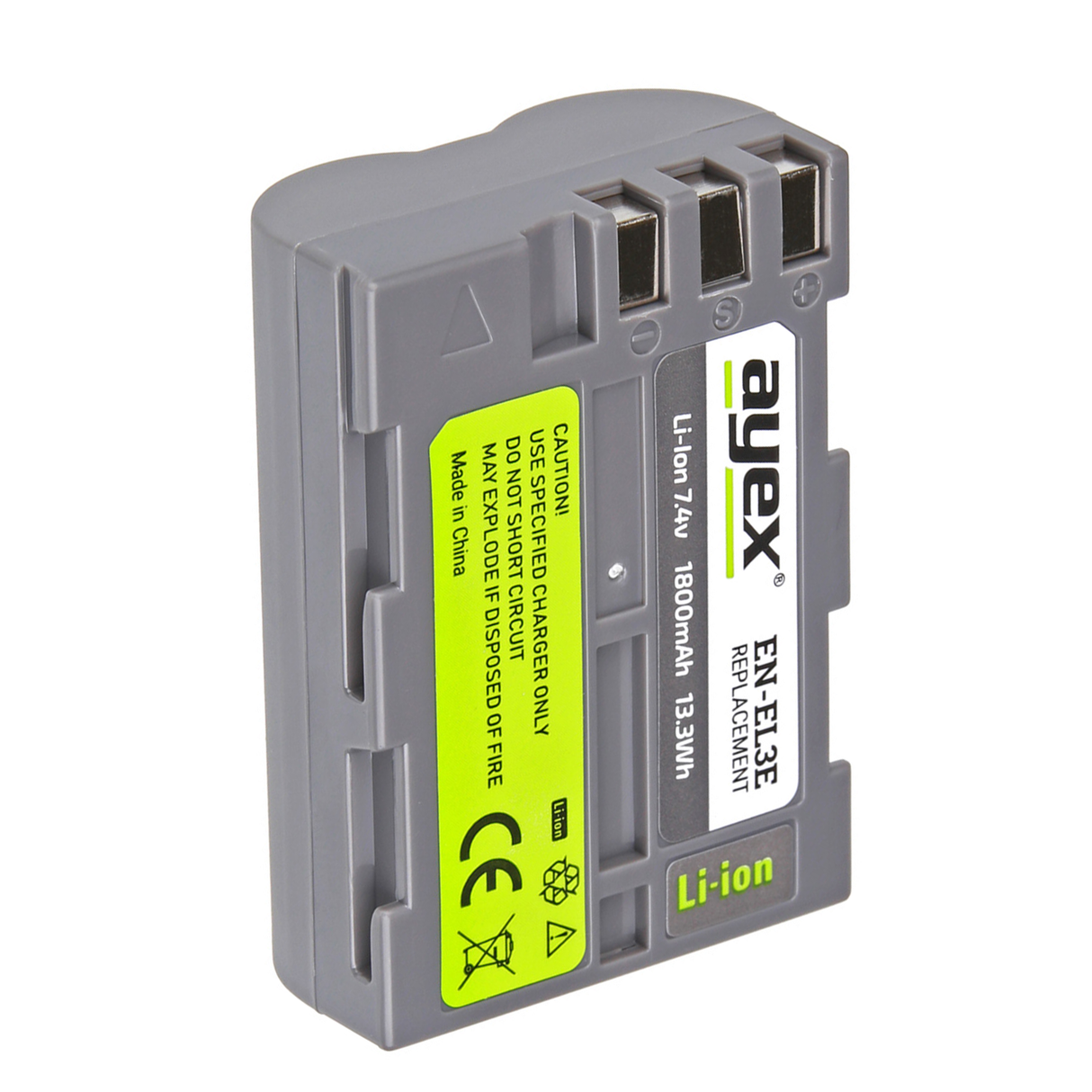 EN-EL3e Akku für Nikon D70 D80 D90 D100 D200 D300s D700 integr. Info-Chip 100% Kompatibel