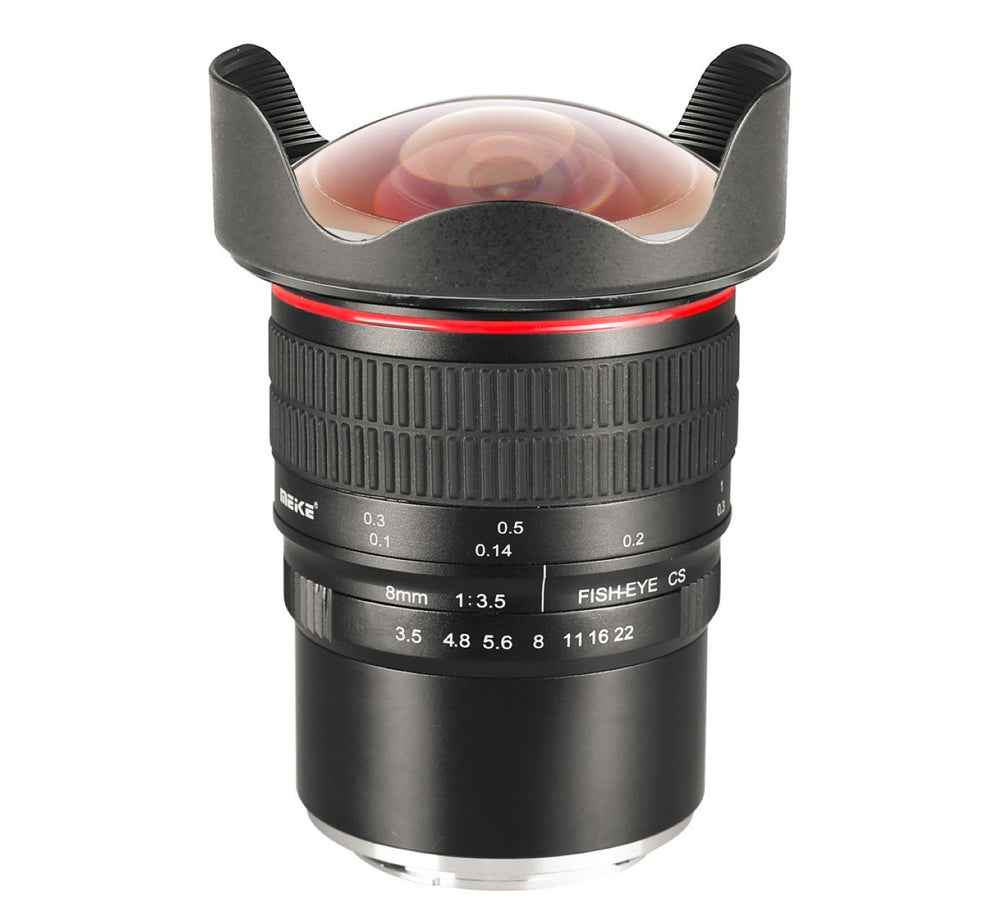 Fisheye-Objektiv MK-8mm-F/3.5 für Micro 4/3 (Olympus und Panasonic Lumix)