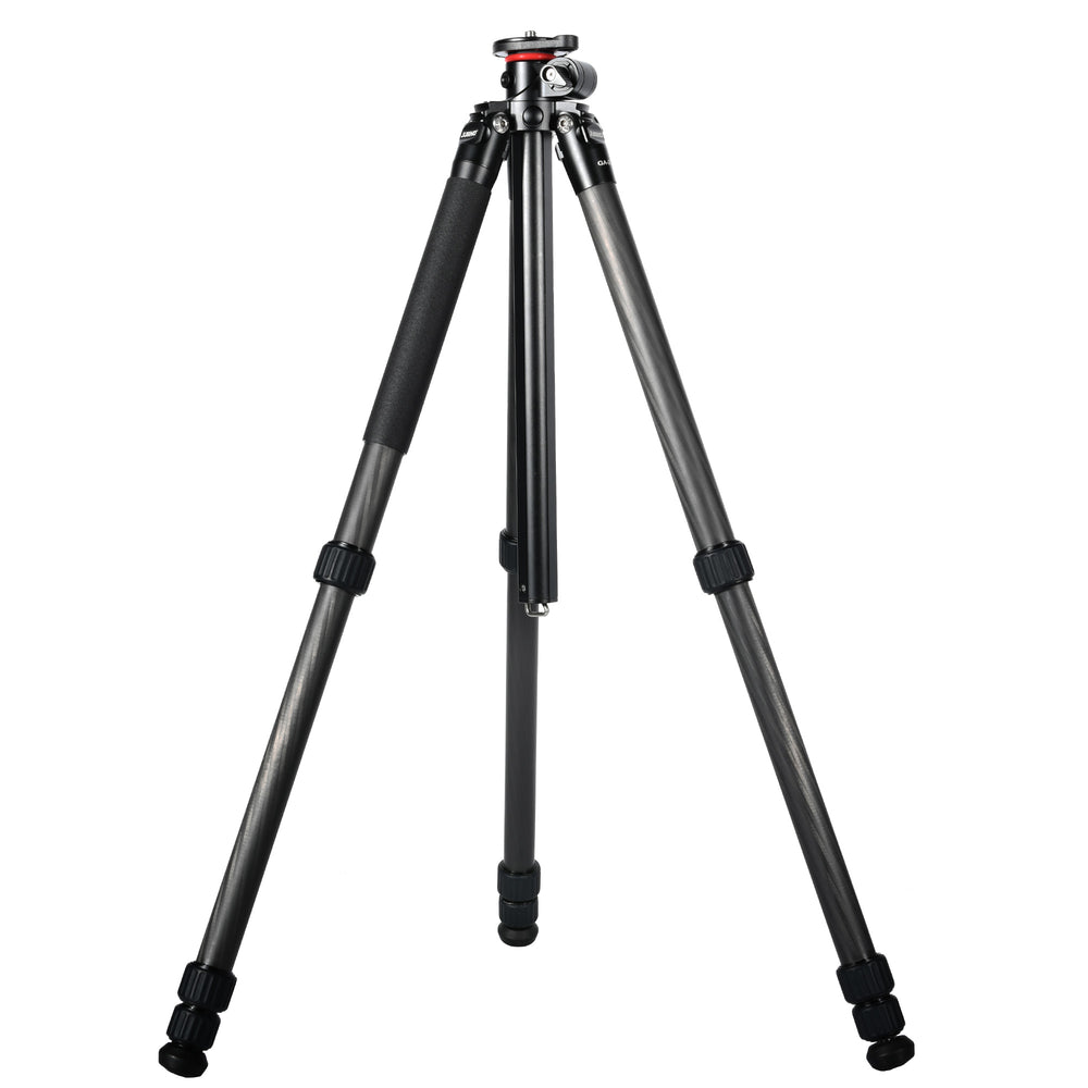 JUSINO Flexibles Karbon-Stativ max. 170cm bis 18Kg belastbar neigbare & entfernbare Mittelsäule