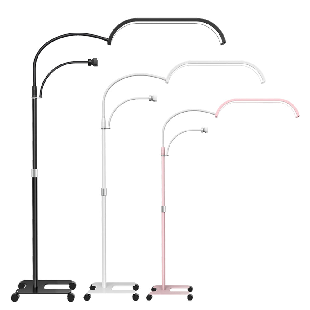 Dimmbare Halbmond Lampe Beauty Light einstellbare Farbtemperatur Telefonhalter Fernbedienung