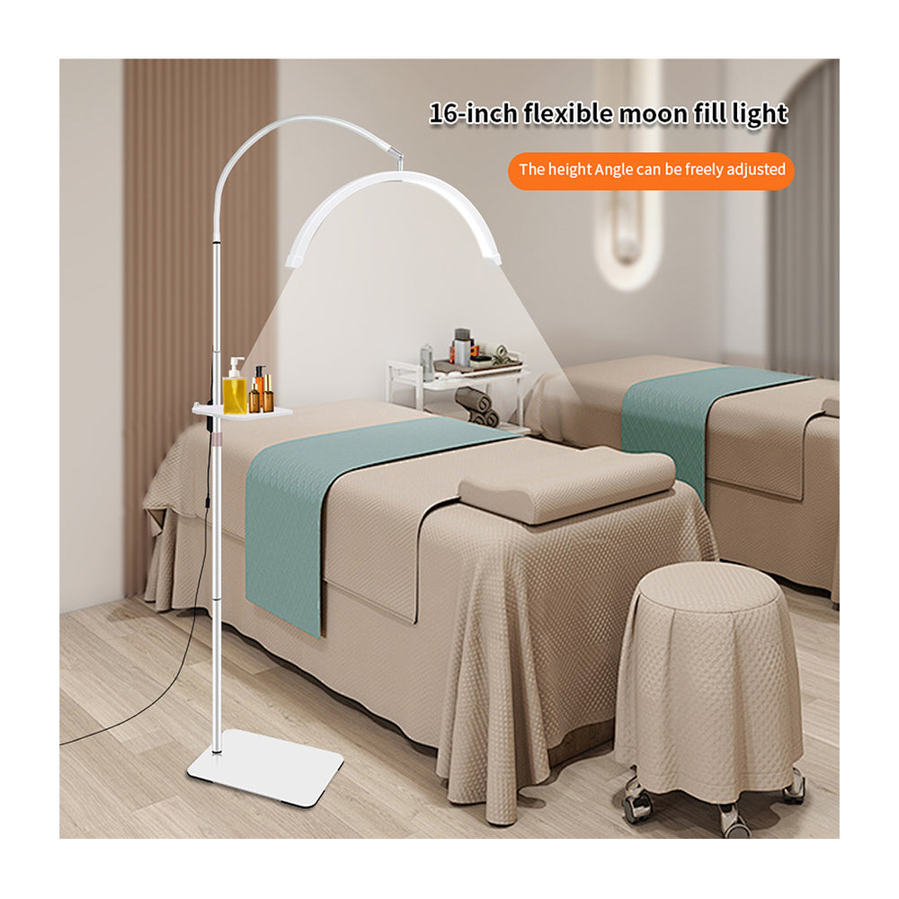 LED Beauty Stehlampe – 36W, höhenverstellbar & dimmbar Weiß oder Schwarz