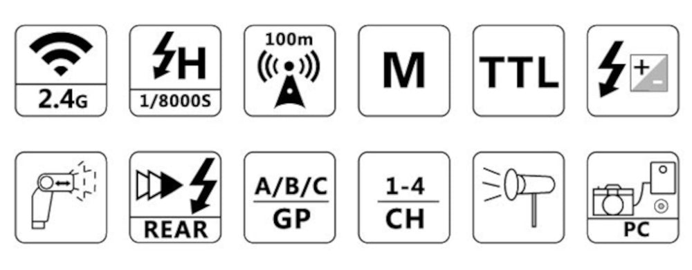 High Speed TTL Wireless Blitzauslöser-Set für Canon und Speedlite (MK-GT600C)