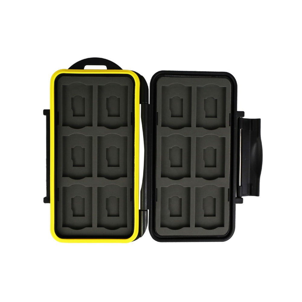Speicherkarten Schutzbox Memory Card Case für 12 Micro SD + 12 SD Karten