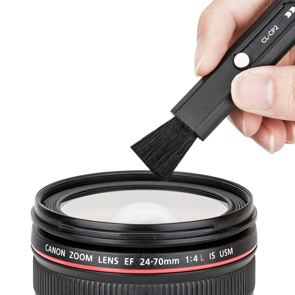Objektivreinigungsstift Reinigungstool für optische Oberflächen mit 2 Carbonspitzen
