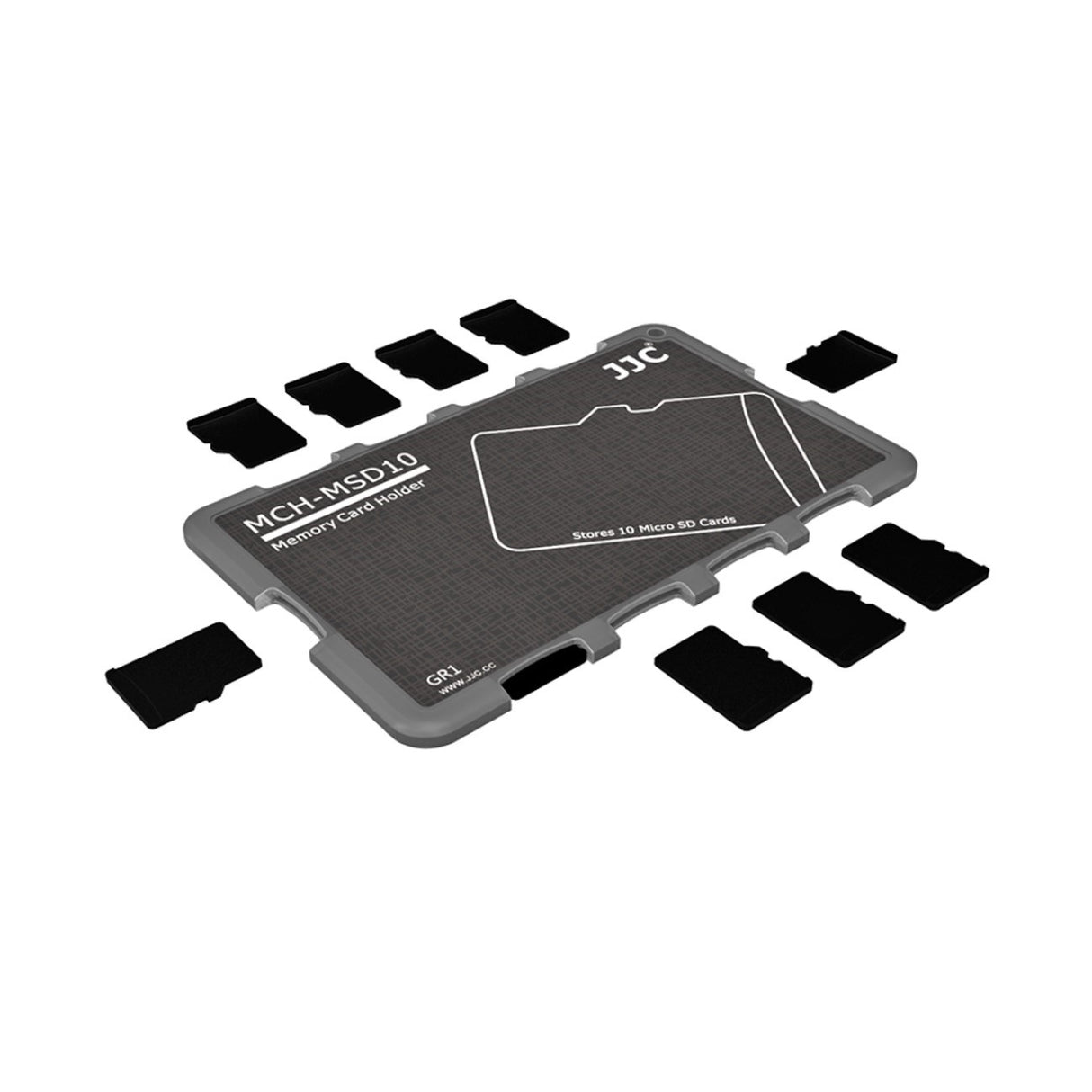 Speicherkartenhalter leicht kompakt Staubschutz für 10 Micro SD Karten
