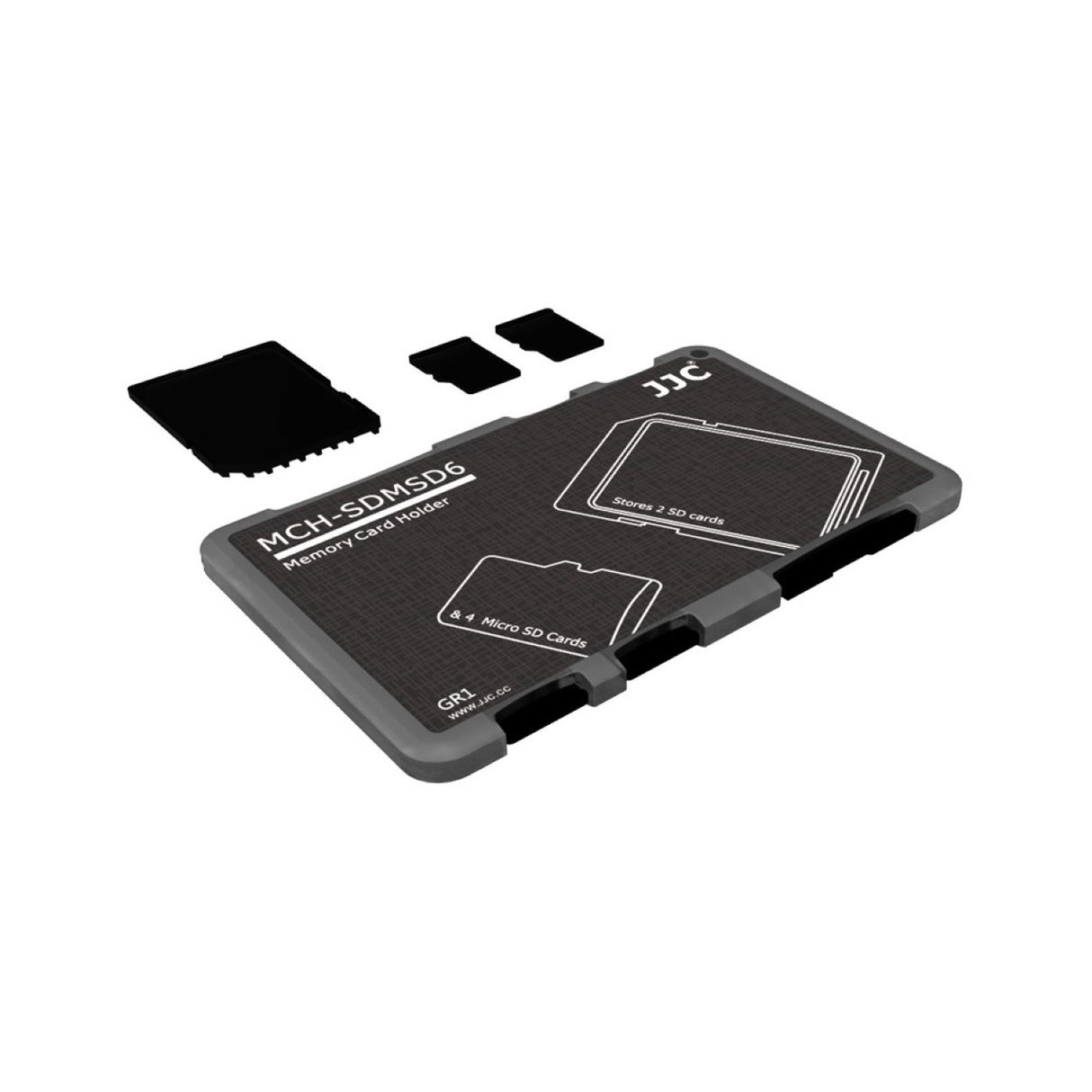 Speicherkartenhalter leicht kompakt Staubschutz für 2 SD + 4 Micro SD Karten