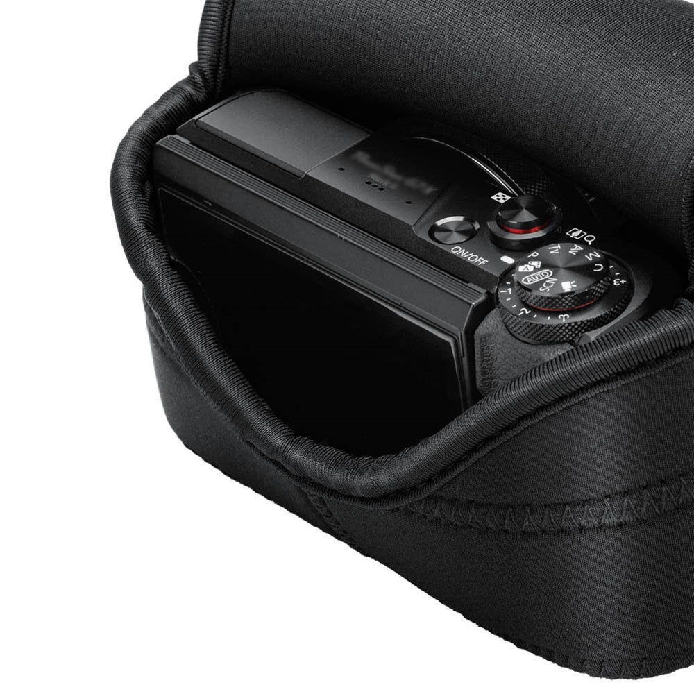Neopren Kameratasche für spiegellose Kameras leicht elastisch schützend OC-S1BK