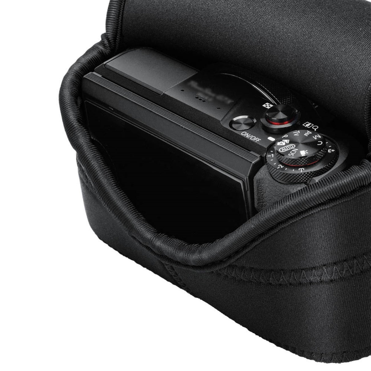Neopren Kameratasche für spiegellose Kameras leicht elastisch schützend OC-S1BK
