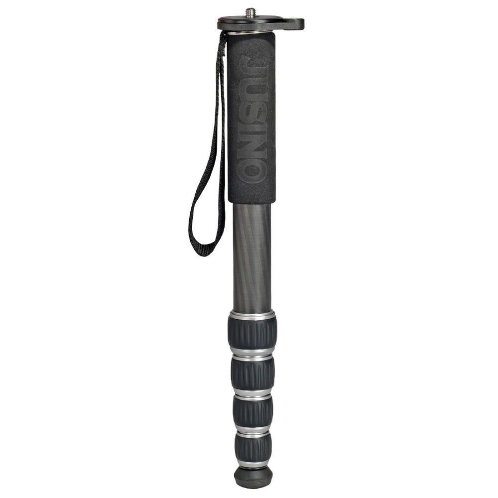 JUSINO Robustes leichtes Karbon-Monopod mit 5 Segmenten bis 140cm 12kg MP-325C