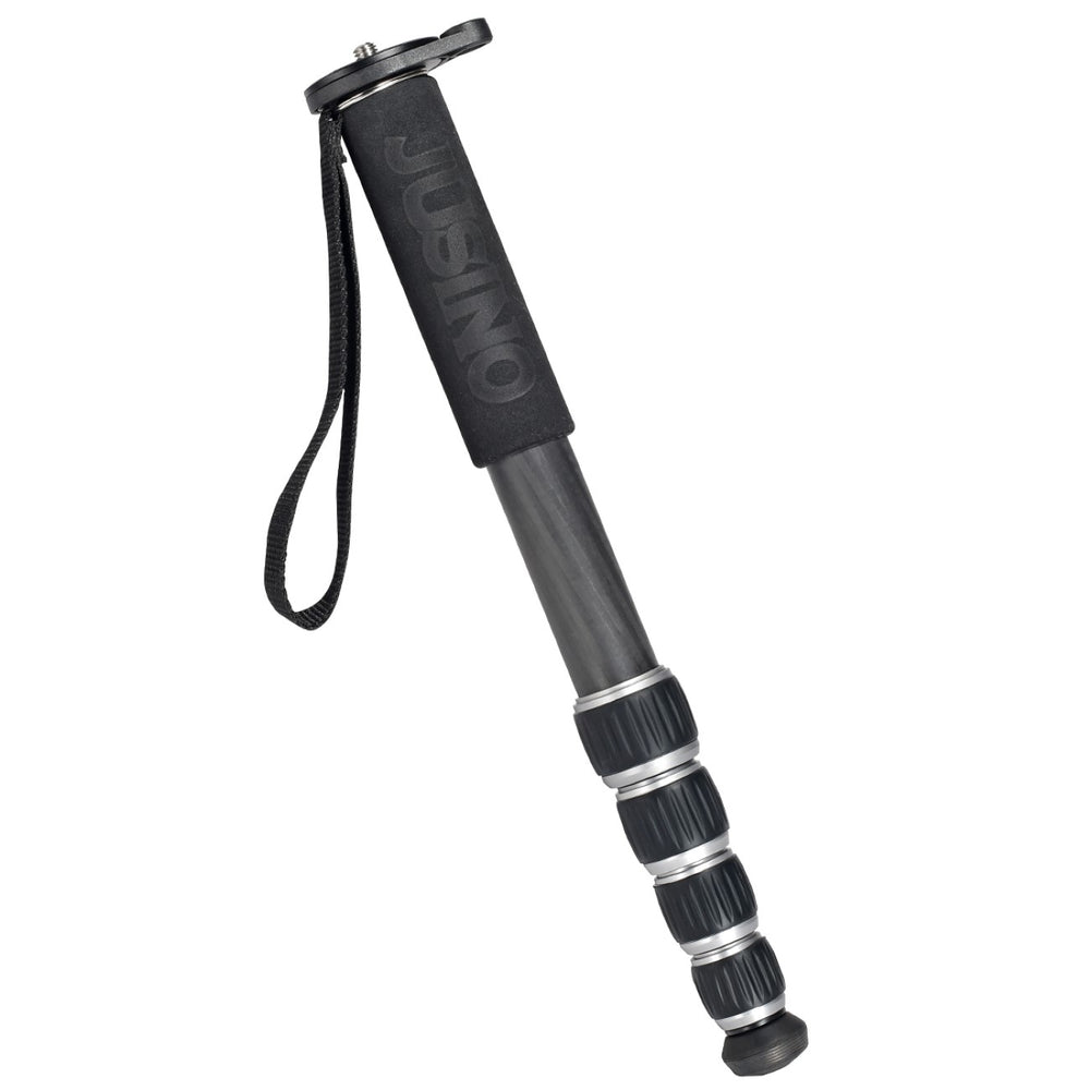 JUSINO Robustes leichtes Karbon-Monopod mit 5 Segmenten bis 140cm 12kg MP-325C