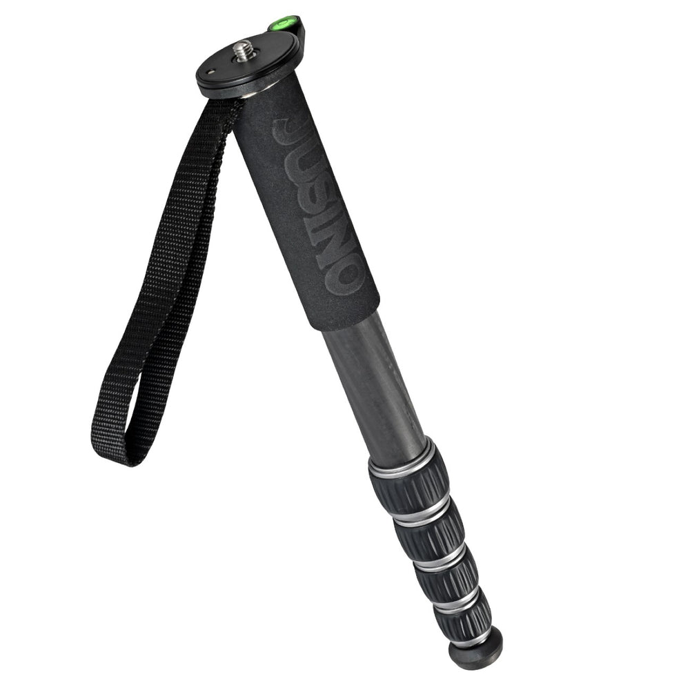JUSINO Robustes leichtes Karbon-Monopod mit 5 Segmenten bis 140cm 12kg MP-325C
