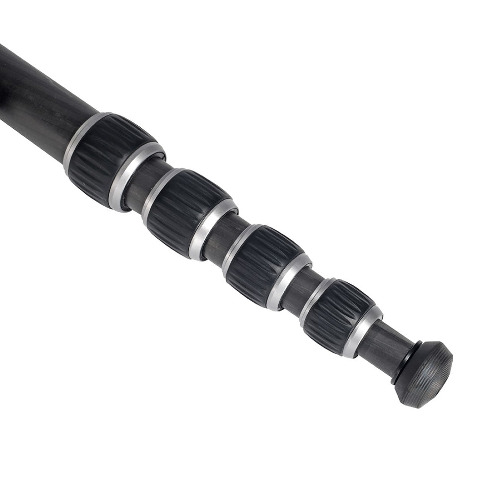 JUSINO Robustes leichtes Karbon-Monopod mit 5 Segmenten bis 140cm 12kg MP-325C
