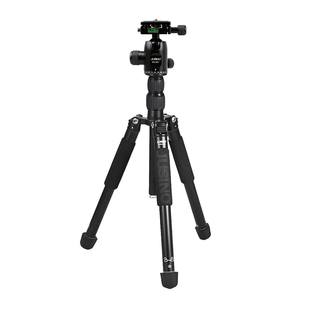 JUSINO Traveller kompaktes Reisestativ mit Kugelkopf bis 139cm 3kg TMQ-2205 BS-08Q