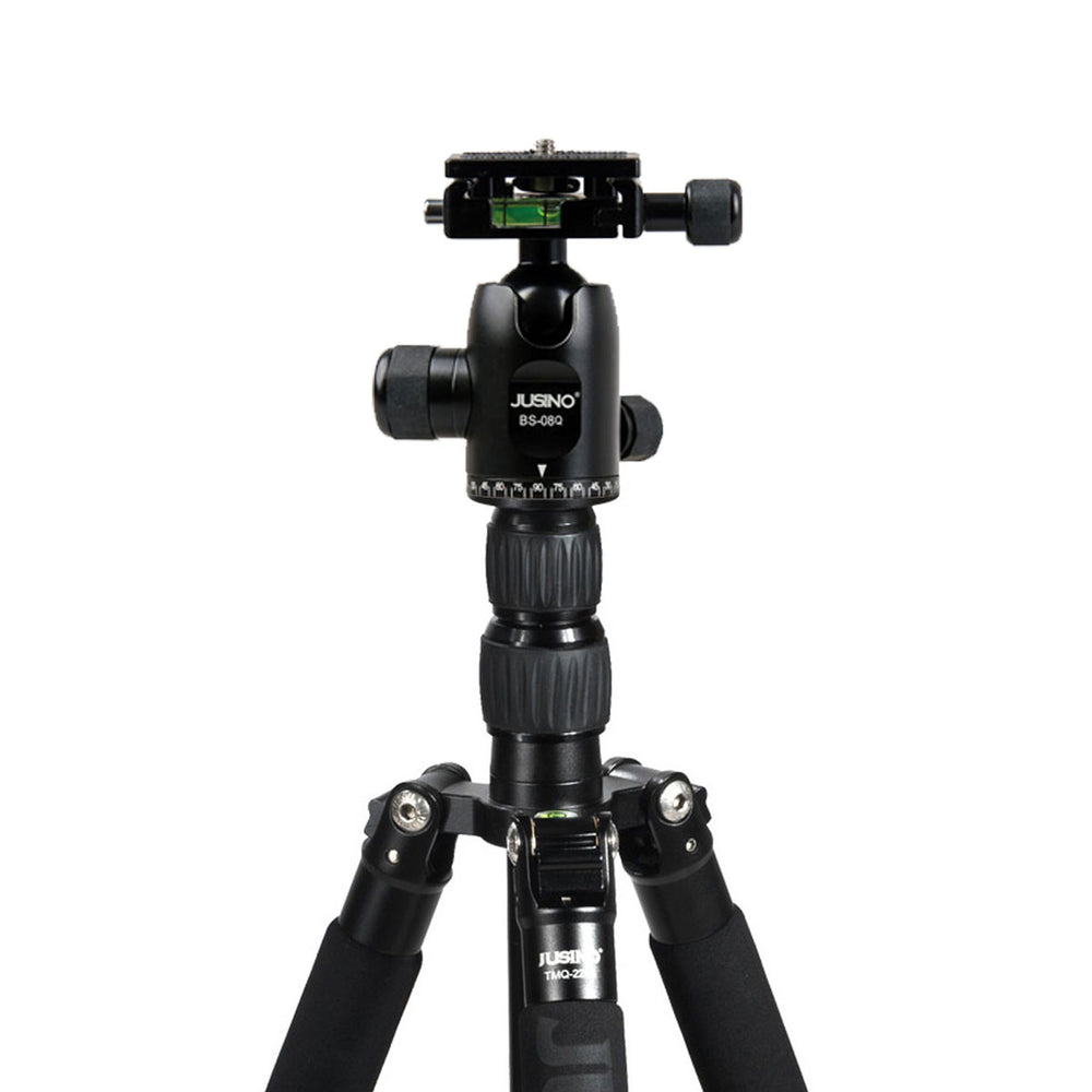 JUSINO Traveller kompaktes Reisestativ mit Kugelkopf bis 139cm 3kg TMQ-2205 BS-08Q