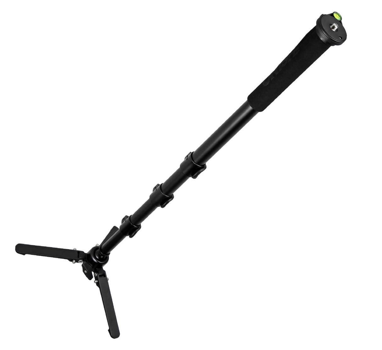 JUSINO Monopod mit abnehmbarem Fuß Tischstativ Schnellspann-Clips bis 164cm 10kg VM-284E