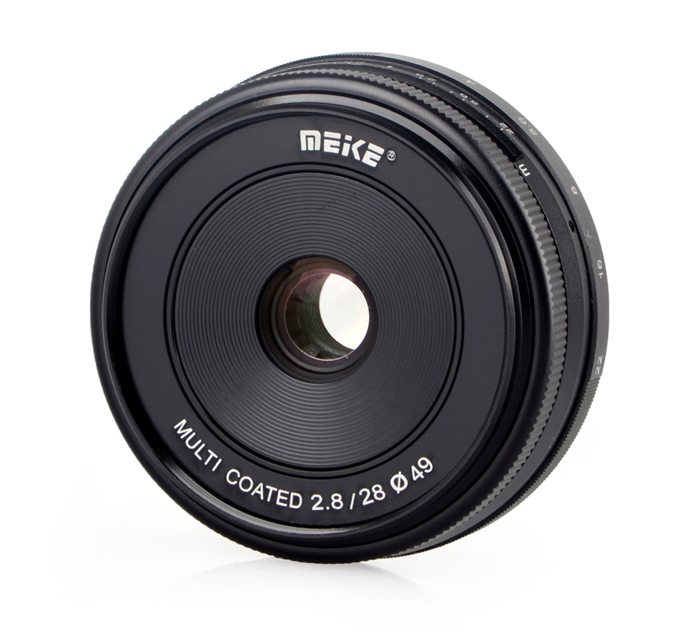 Meike 28mm F2.8 Objektiv multicoated für Fujifilm X-Mount - B-Ware geprüft