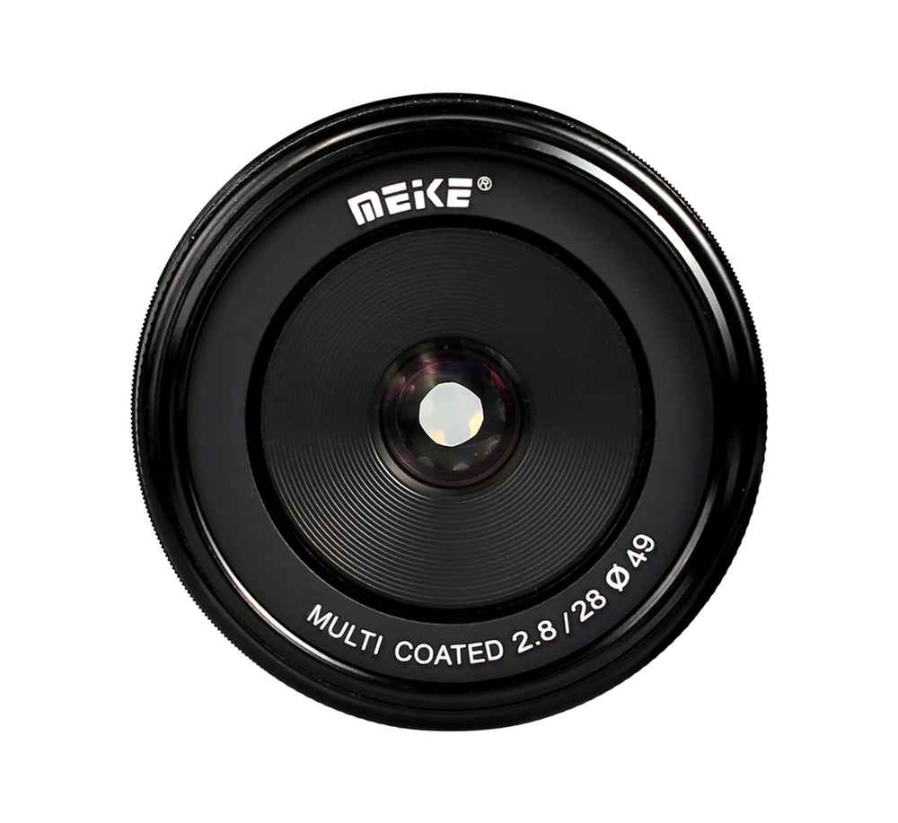 Meike 28mm F2.8 Objektiv multicoated für Fujifilm X-Mount - B-Ware geprüft