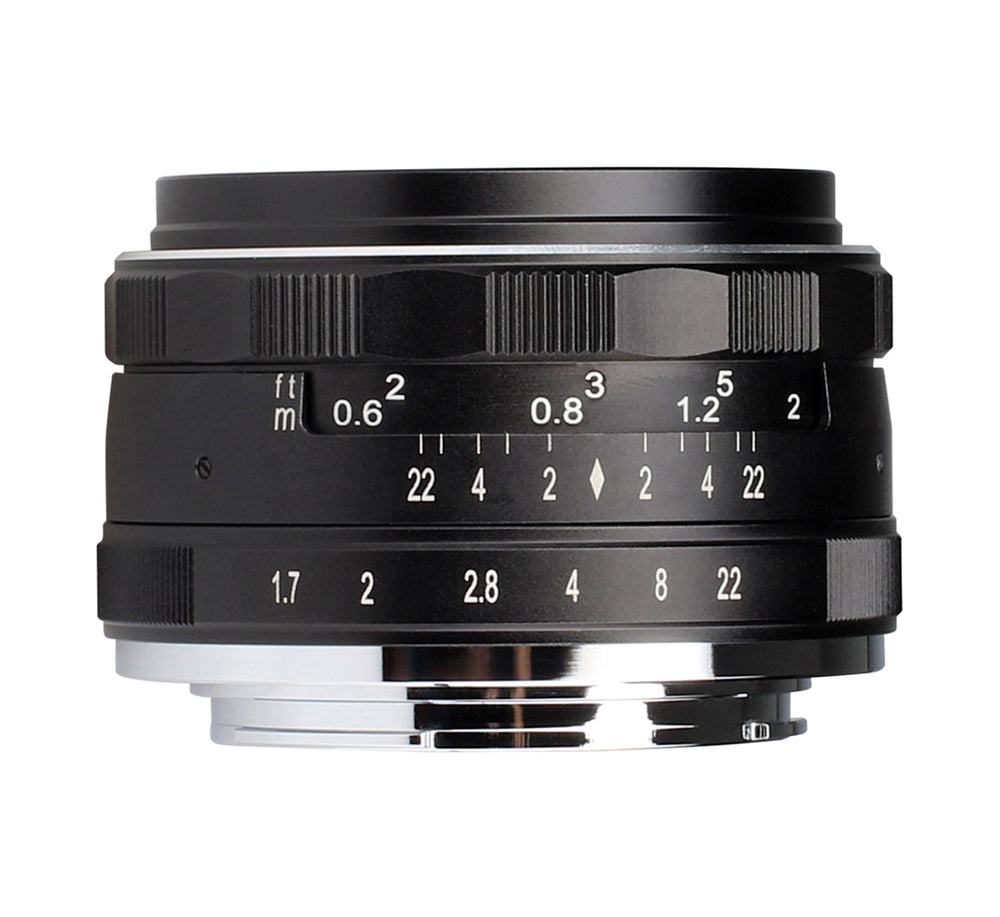 Meike 35mm F1.7 Weitwinkel Objektiv multicoated manueller Fokus für Sony E-Mount