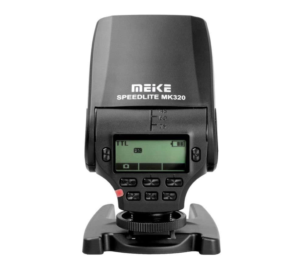 Meike Speedlite MK-320 TTL Blitz für Sony Kameras mit Multi Interface Shoe