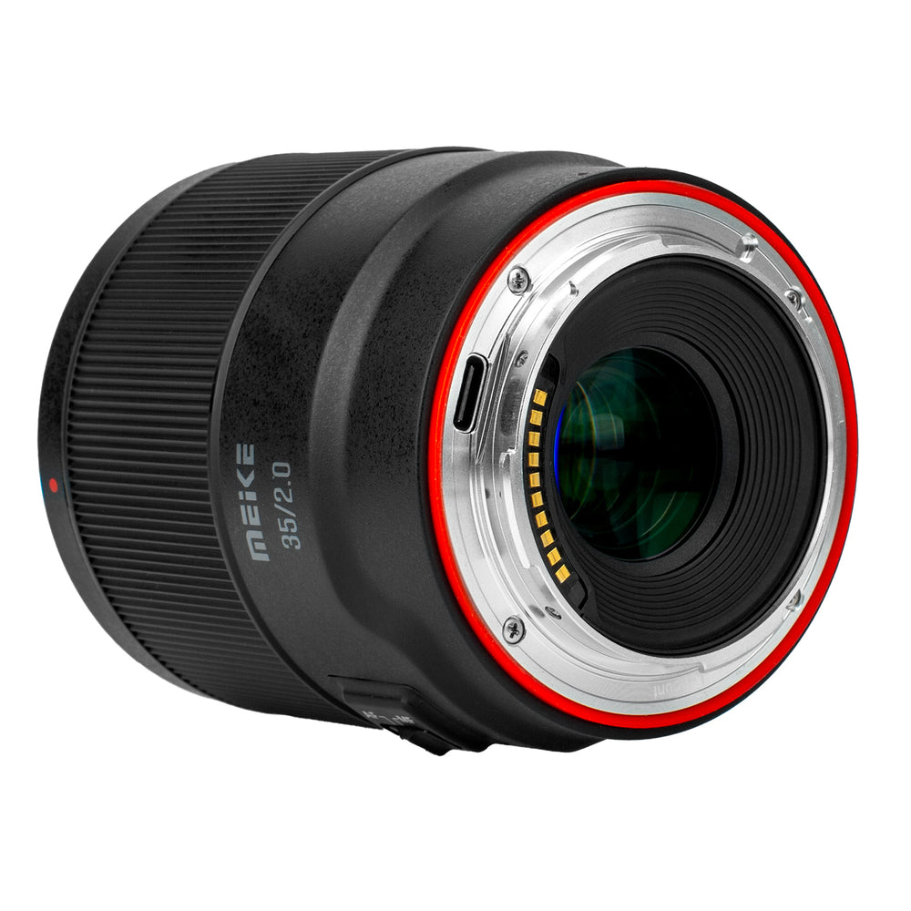 Meike Vollformat Objektiv 35mm F2.0 AF STM Autofokus für Sony E Mount Kameras