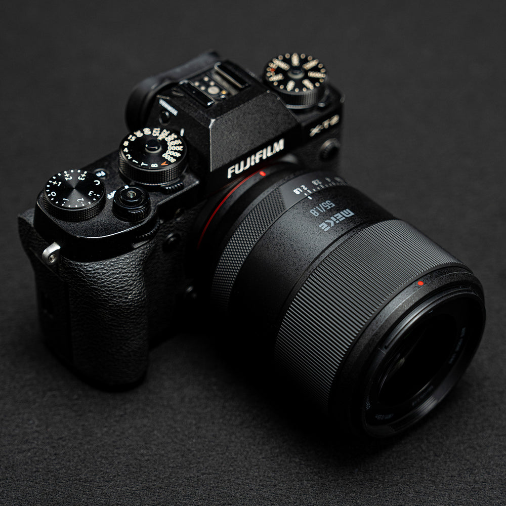 Meike 55mm F1.8 AF Pro STM Autofokus Vollformat Objektiv Portrait kompatibel mit Fujifilm X Mount