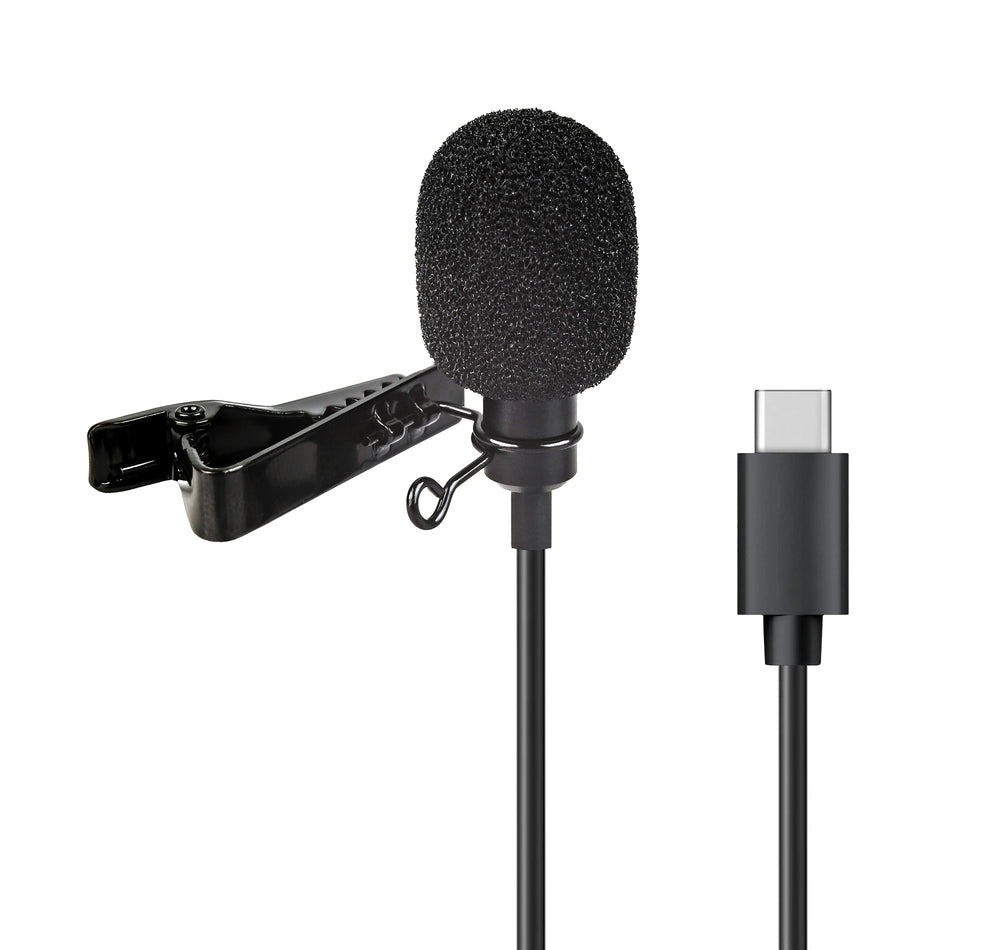 Lavalier-Mikrofon mit USB-C z.B. für Android-Geräte PCs perfekt für Interviews Livestreams LV-1