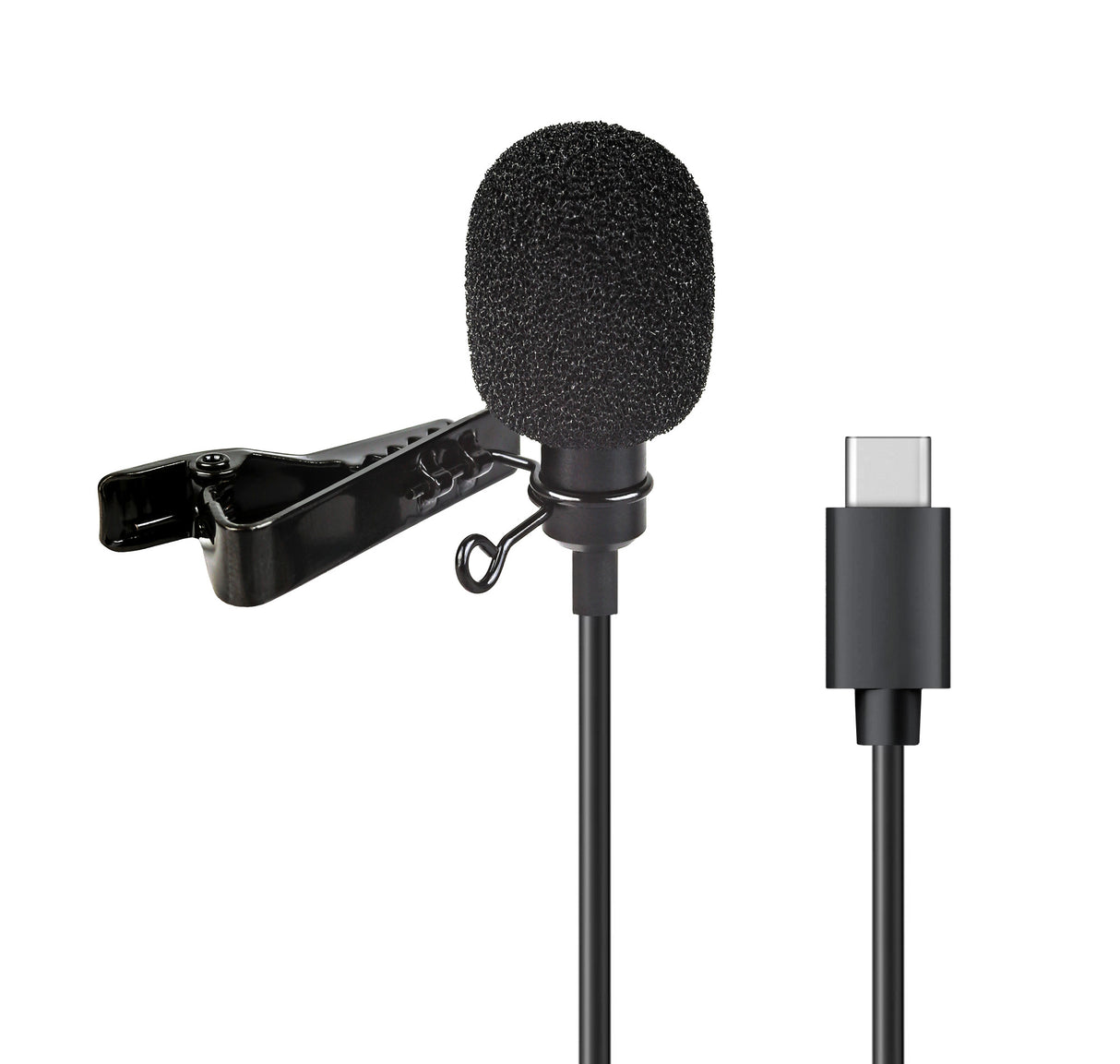 Lavalier-Mikrofon mit USB-C z.B. für Android-Geräte PCs perfekt für Interviews Livestreams LV-1