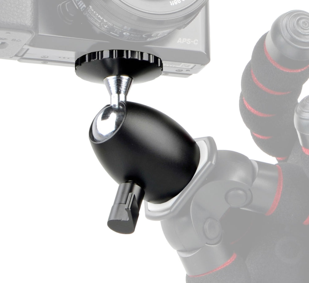 Mini Kugelkopf 360 Grad Blitzlicht-Halter