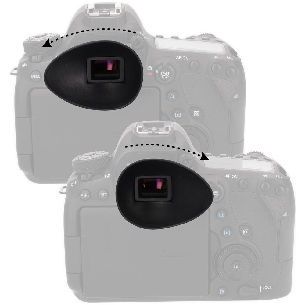 Augenmuschel Tropfenform Sucher für Canon EOS 22mm zB 7D Mark II 5D Mark IV 1Ds Mark IV 1D C